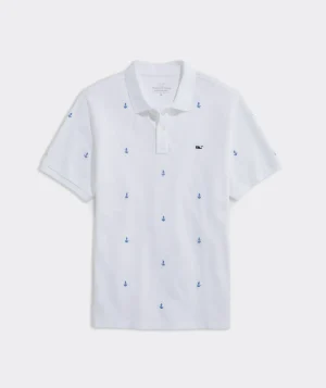 Vineyard Vines Embroidered Heritage Pique Polo Anchr Embrd Wht Cap Cheap
