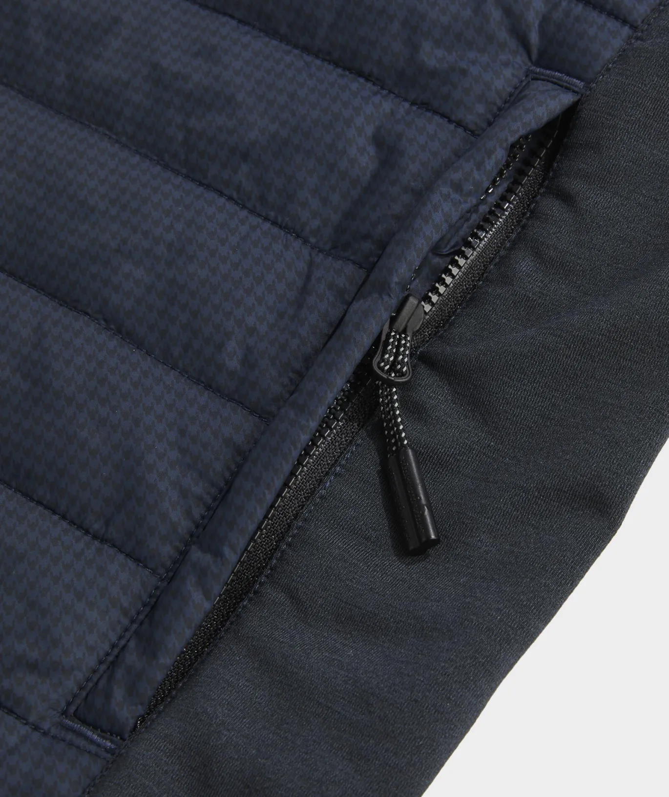 Vineyard Vines Fairhaven Golf Jacket Htooth - Jet Black Shop