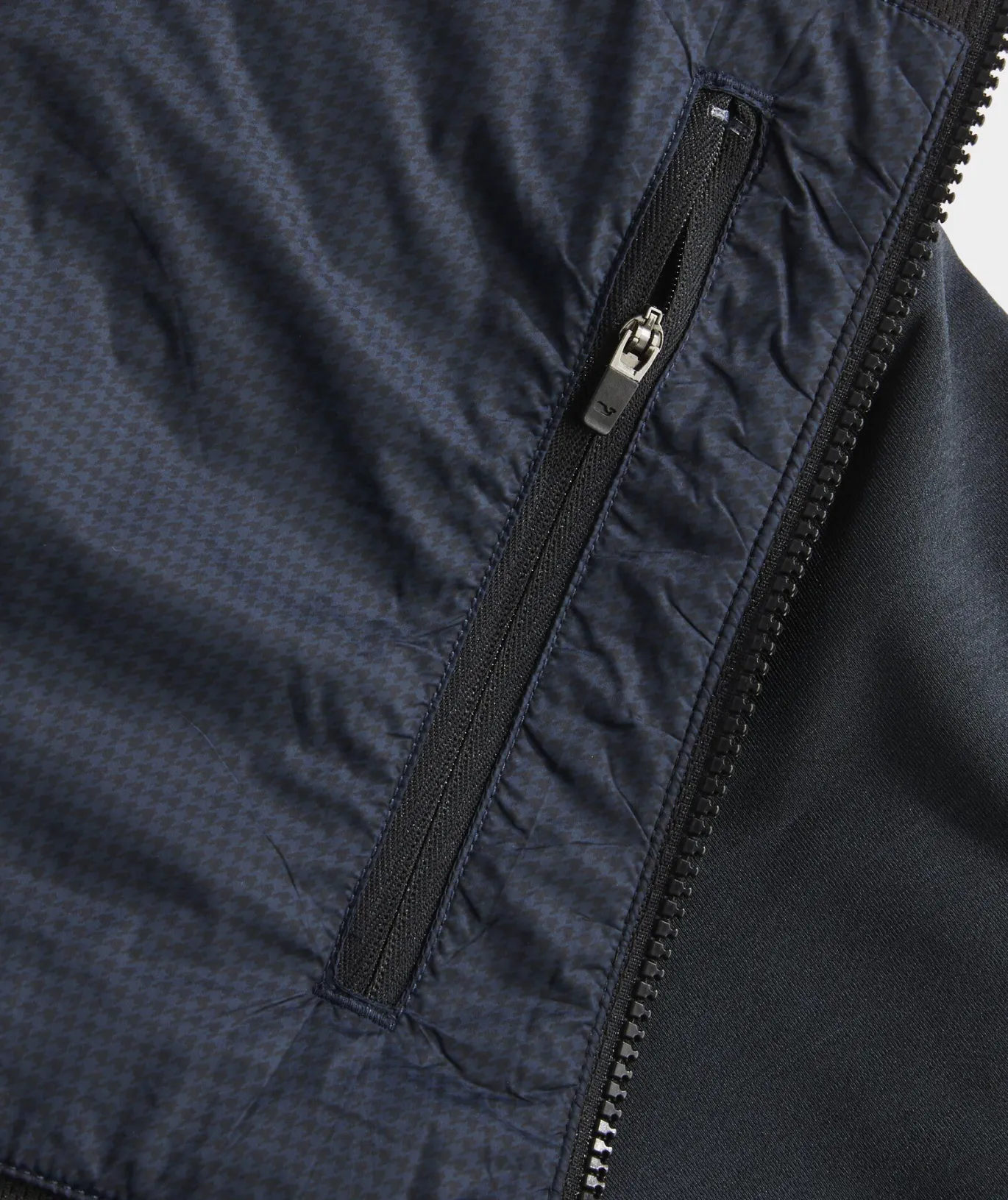 Vineyard Vines Fairhaven Golf Jacket Htooth - Jet Black Shop