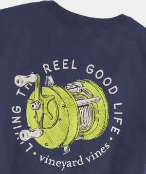 Vineyard Vines Fishing Reel Short-Sleeve Tee Blue Blazer Flash Sale