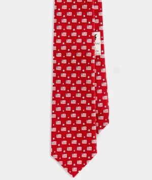 Vineyard Vines Flags & Stars Tie Red Sale