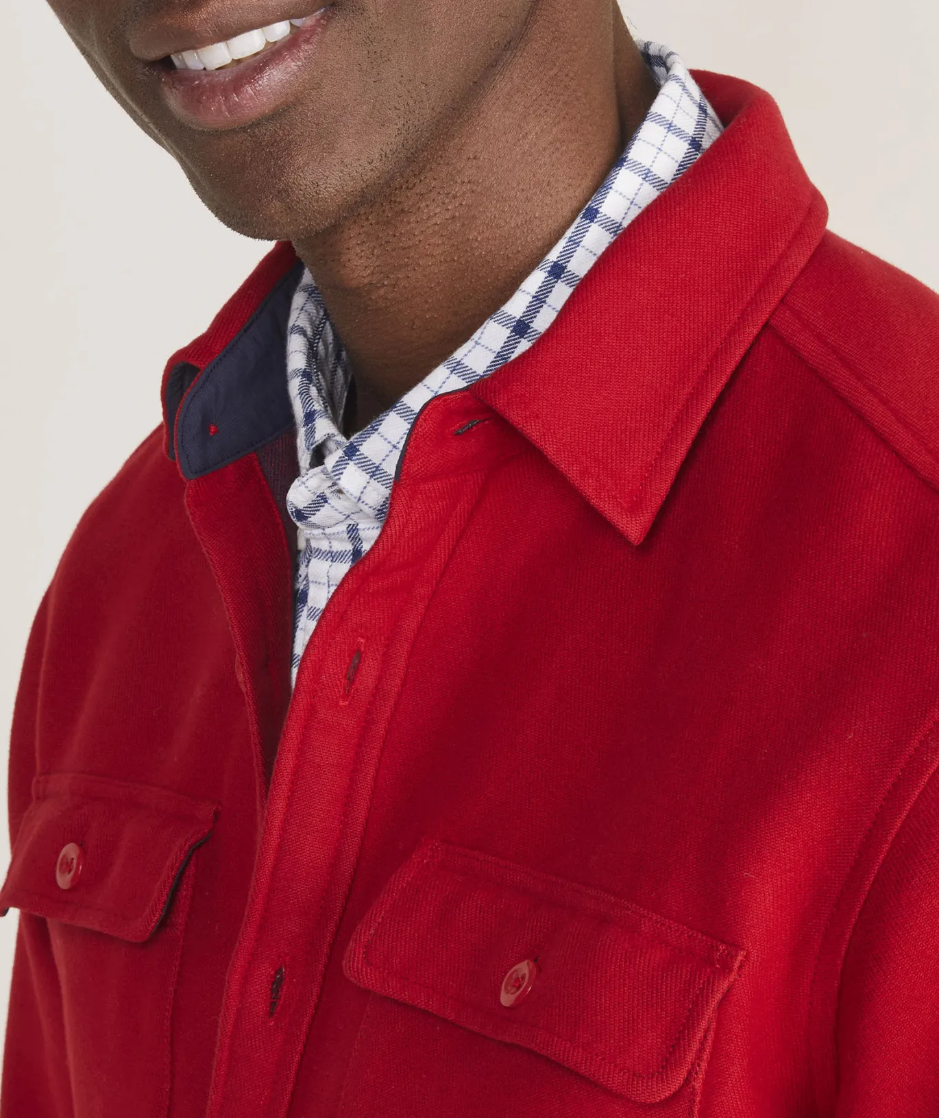 Vineyard Vines Flannel Shirt Jacket Red Velvet Cheap