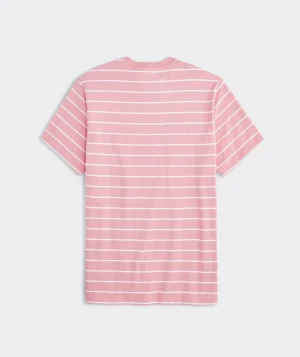 Vineyard Vines Foredeck Striped Short-Sleeve Tee Foredck Strp- Cayman Hot