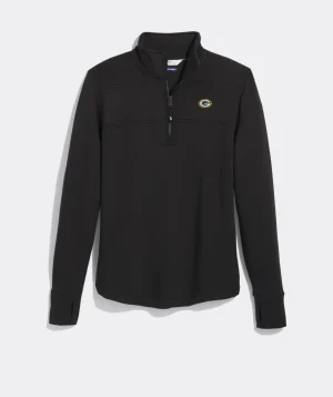 Vineyard Vines Girls' Chambray Utility Romper Jake Blue Hot