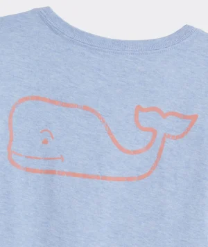 Vineyard Vines Girls' First Down the Slopes Long-Sleeve Pocket Tee Mist Green Best