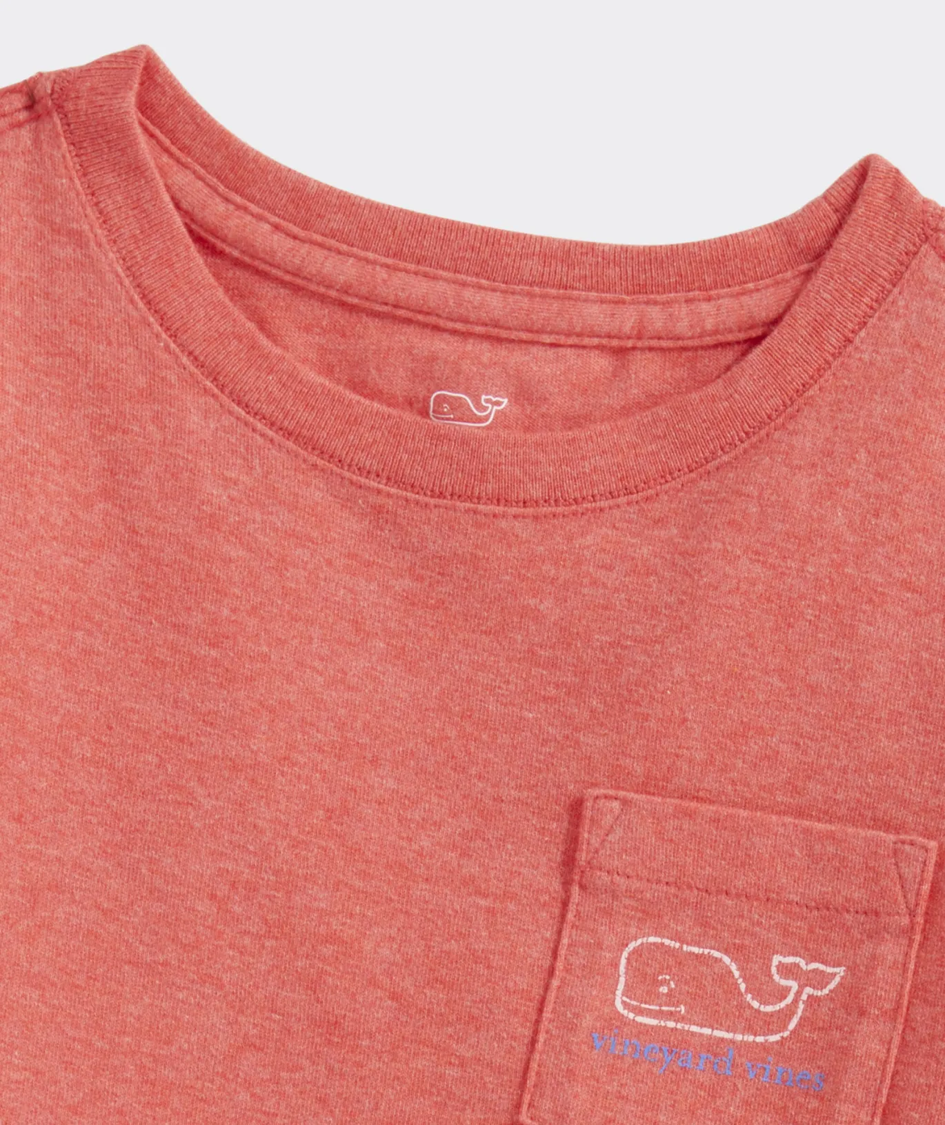 Vineyard Vines Girls' Foil Skating Whale Long-Sleeve Pocket Tee Sweet Taffy Clearance