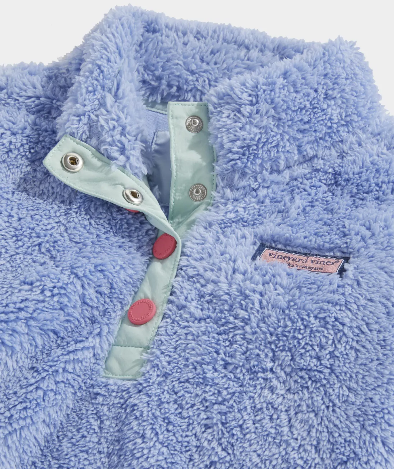 Vineyard Vines Girls' Full-Zip SuperShep™ Fair Isle - Marsh Hot