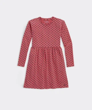 Vineyard Vines Girls' Harbor Coverup Cornflower/White Cap Flash Sale