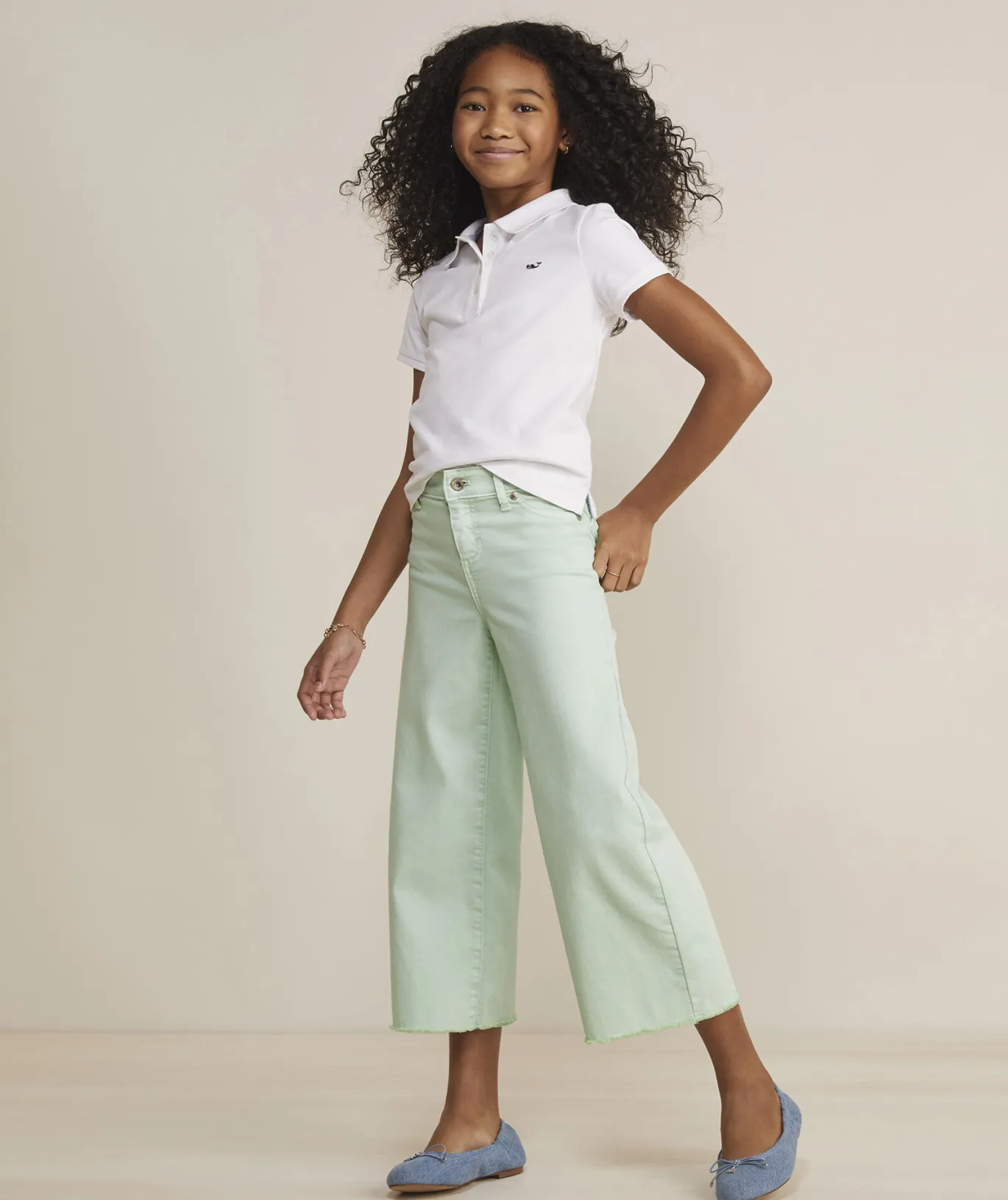 Vineyard Vines Girls' Kick Flare Corduroy Pants Dahlia Outlet