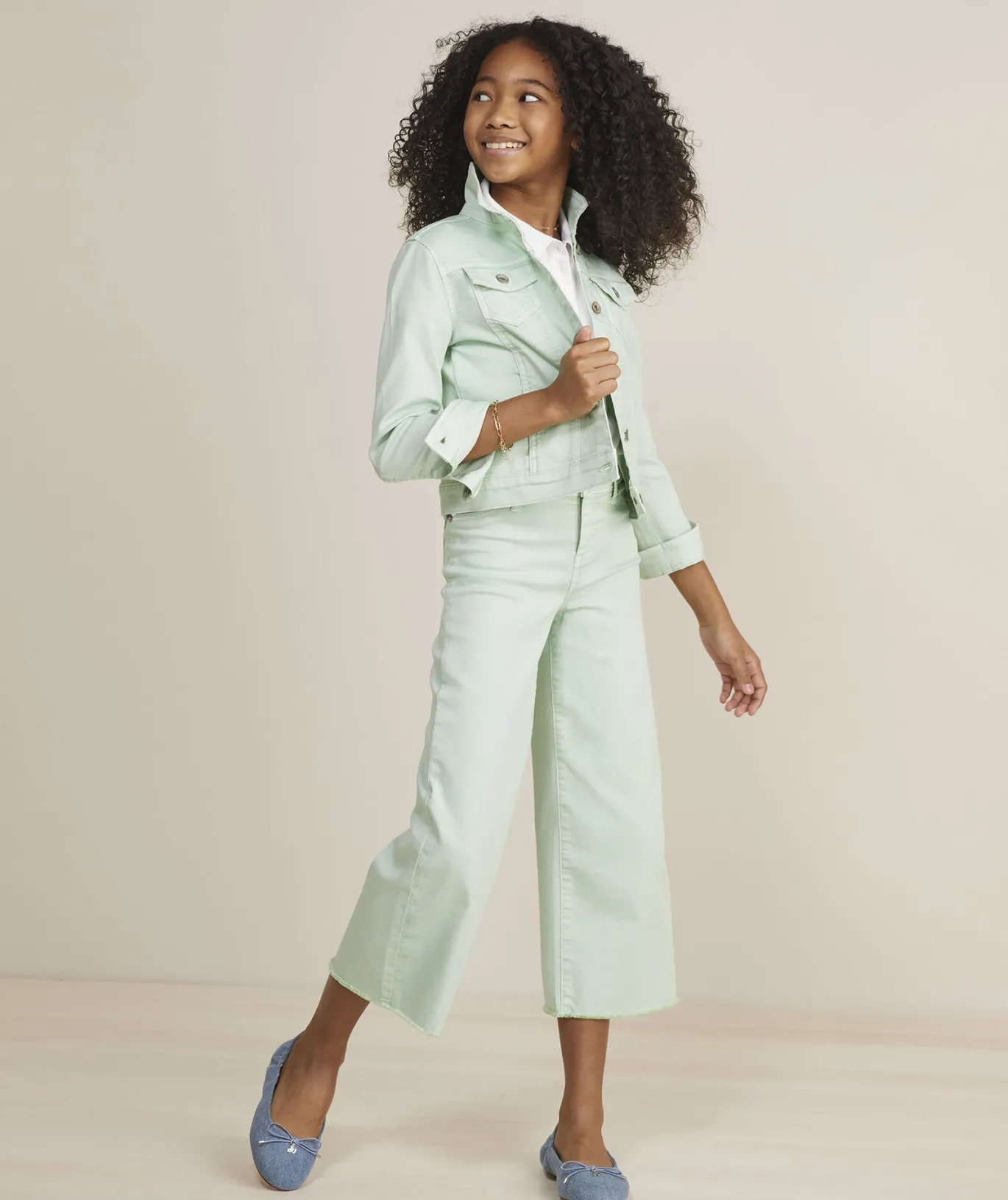 Vineyard Vines Girls' Kick Flare Corduroy Pants Dahlia Outlet