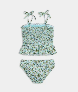 Vineyard Vines Girls' Knot Bikini Multi Toile - Marsh Best Sale