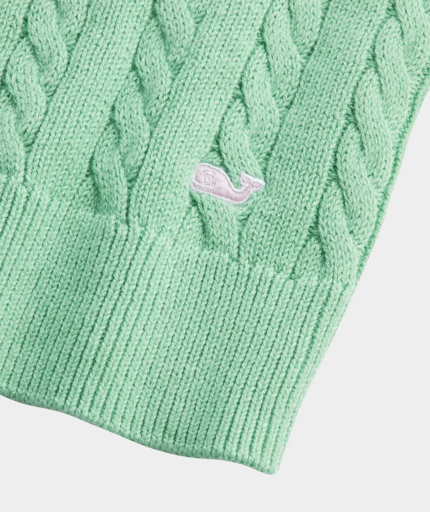 Vineyard Vines Girls' Mixed Cable Cardigan Marshmallow Cheap
