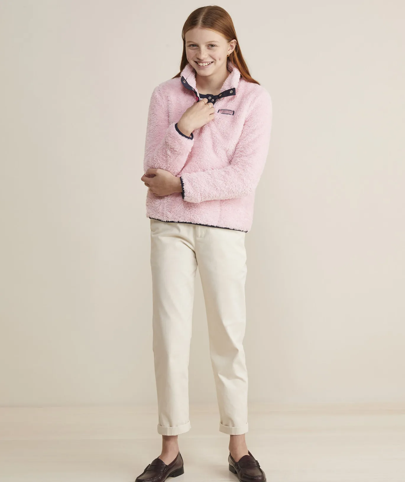 Vineyard Vines Girls' Quilted Puffer Vest Loden Cheap