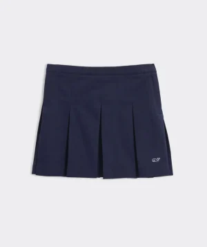 Vineyard Vines Girls' Smocked Waist Skirt Easton Floral - Iris Fashion