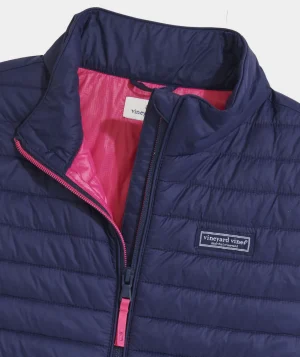 Vineyard Vines Girls' Teddy Snap Placket Pull-Over Flamingo Clearance