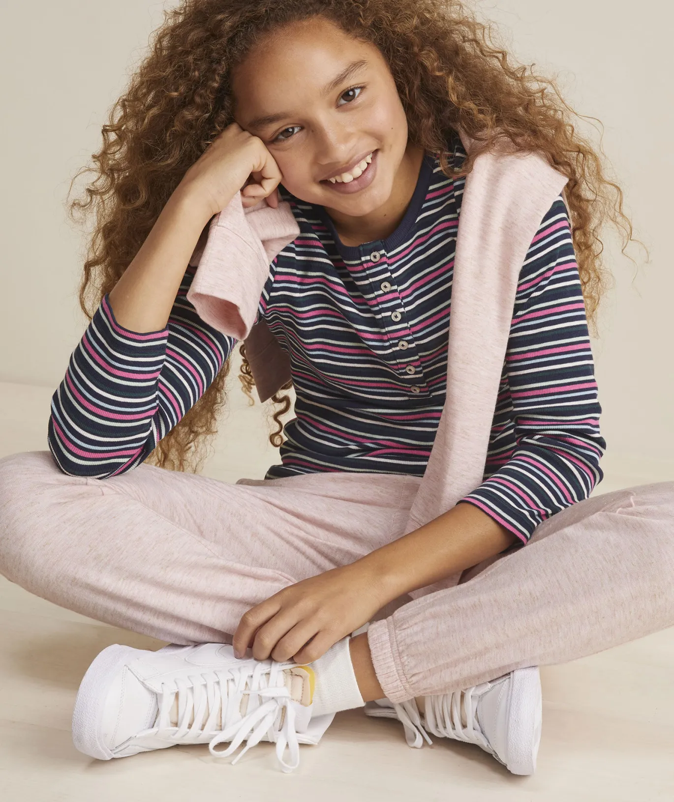 Vineyard Vines Girls' Wide-Leg Jeans White Cap Shop