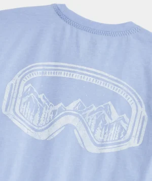 Vineyard Vines Goggle Reflection Long-Sleeve Dunes Tee Jake Blue Heather Online