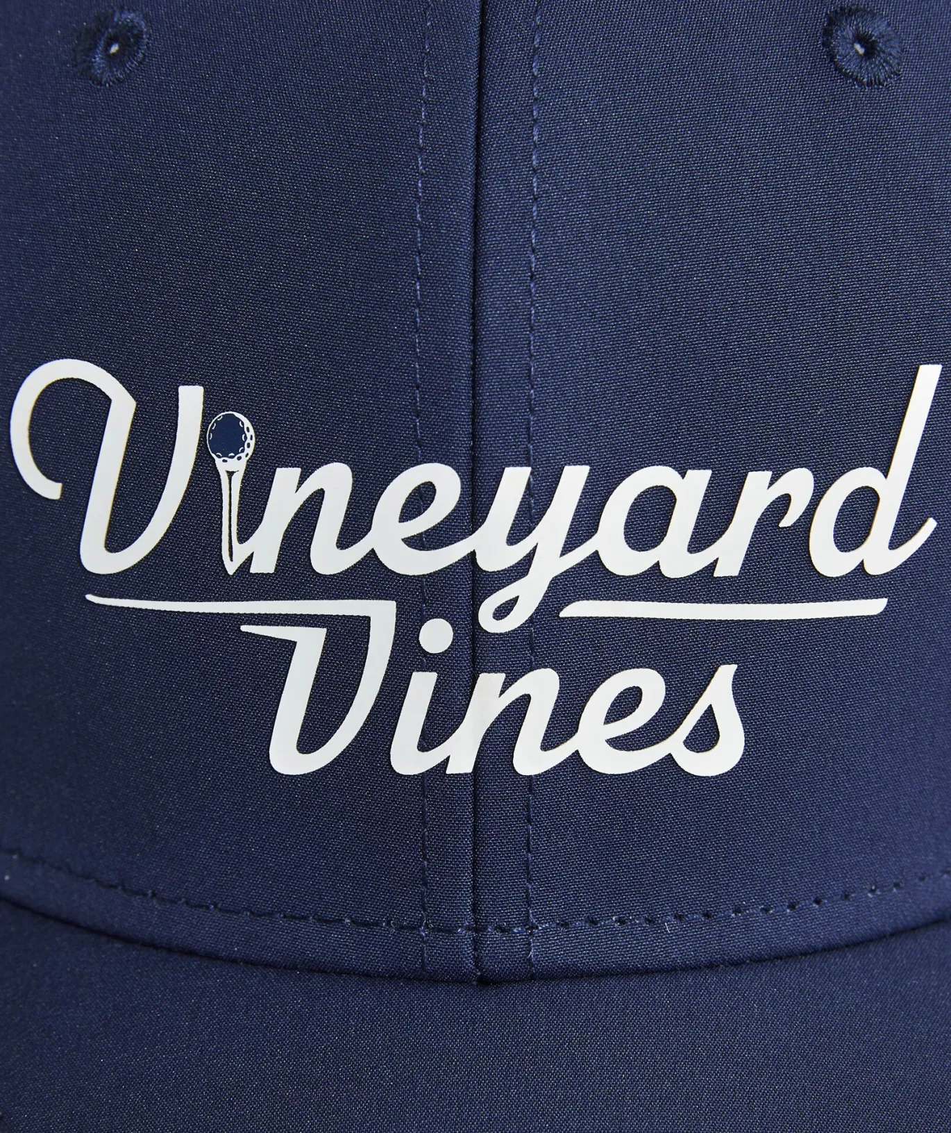 Vineyard Vines Golf Logo Performance Trucker Hat Nautical Navy Fashion