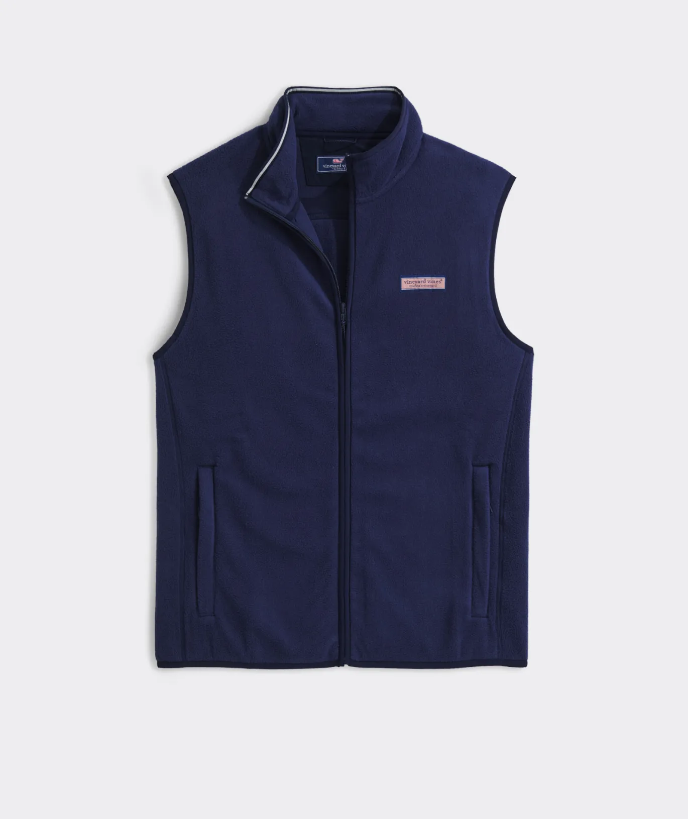 Vineyard Vines Harbor Fleece Vest Nautical Navy Cheap