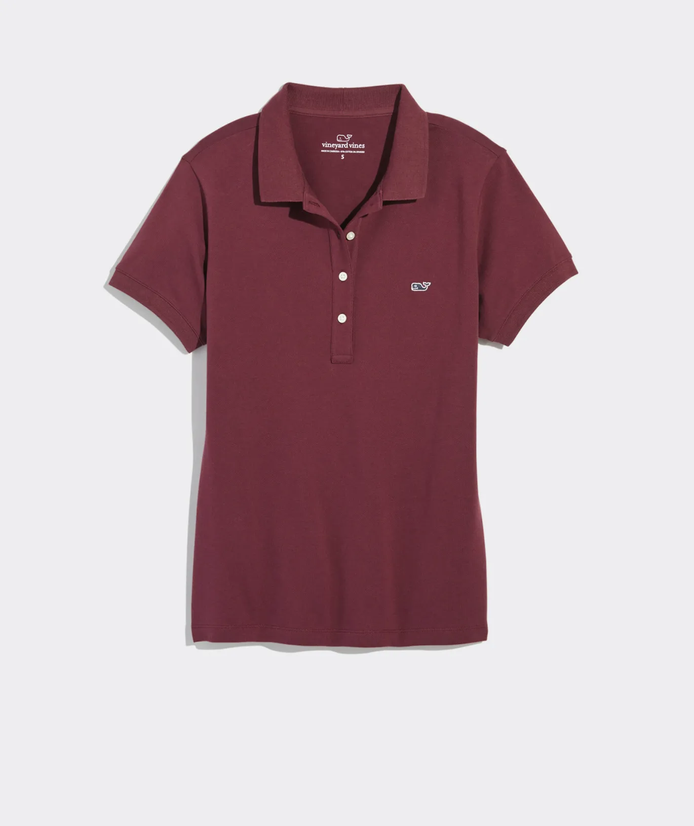Vineyard Vines Heritage Pique Polo Pink Cloud Solid Flash Sale