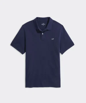 Vineyard Vines Heritage Pique Polo Nautical Navy Best Sale