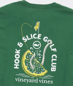 Vineyard Vines Hook & Slice Golf Club Short-Sleeve Tee Turf Green Store