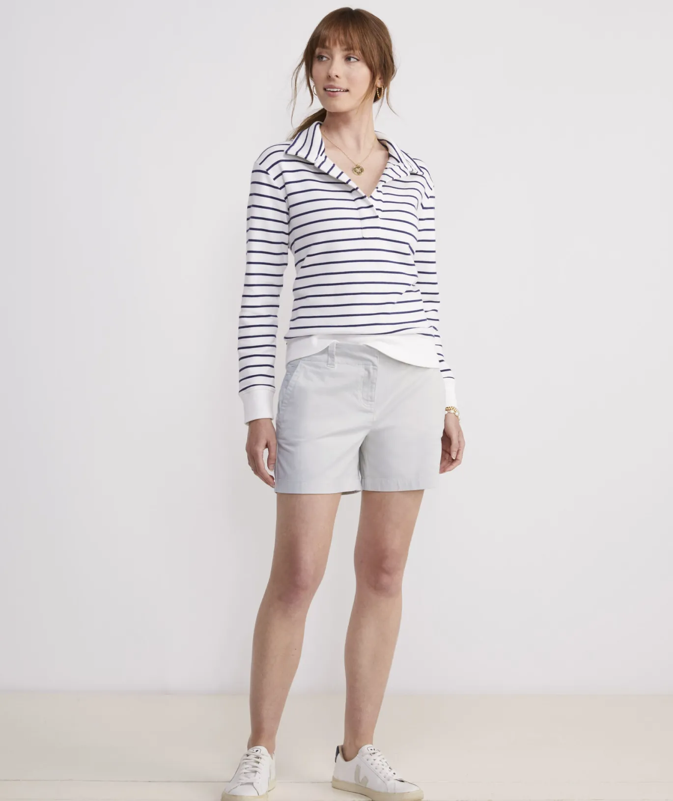 Vineyard Vines 5 Inch Every Day Shorts White Cap New