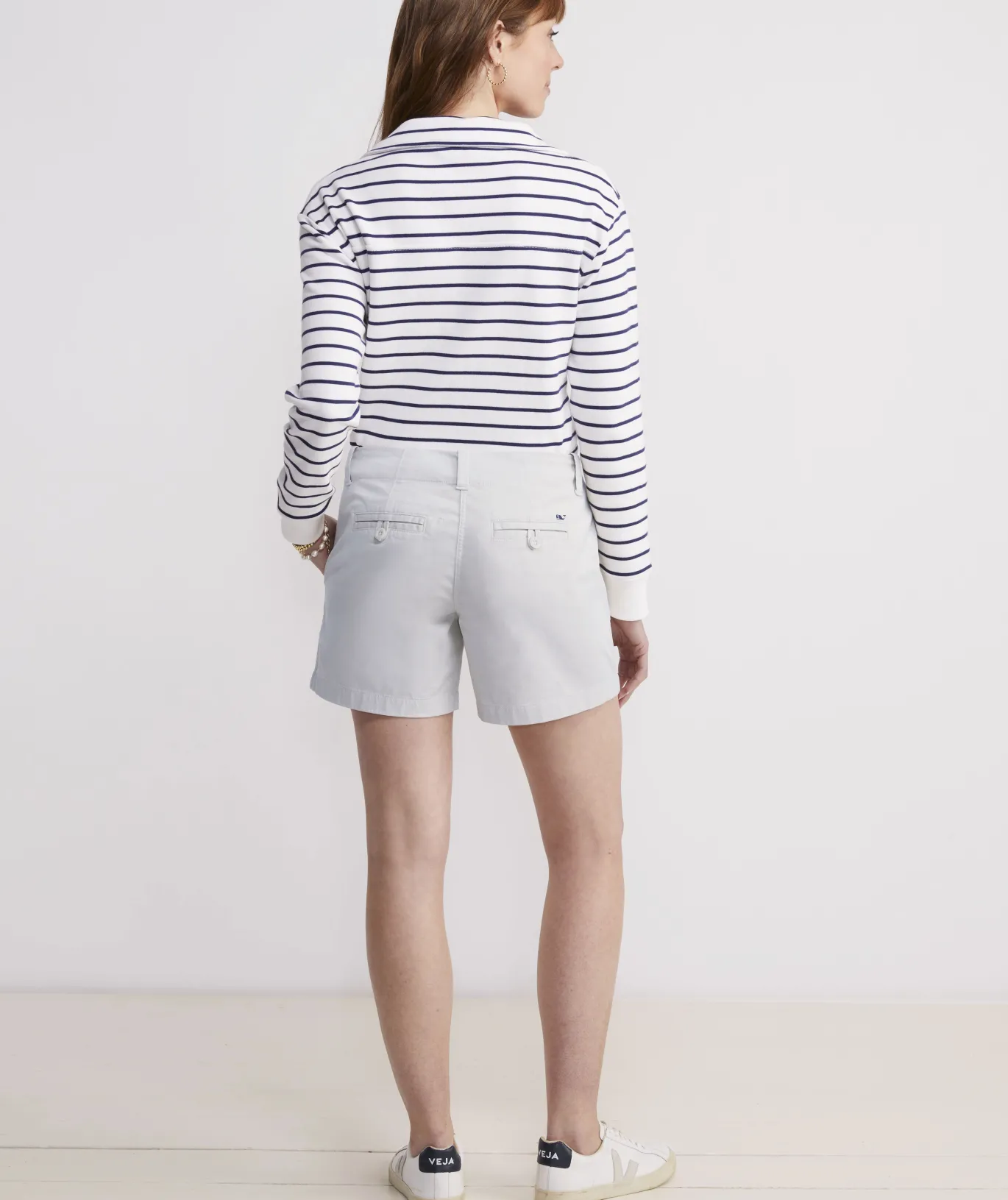 Vineyard Vines 5 Inch Every Day Shorts White Cap New