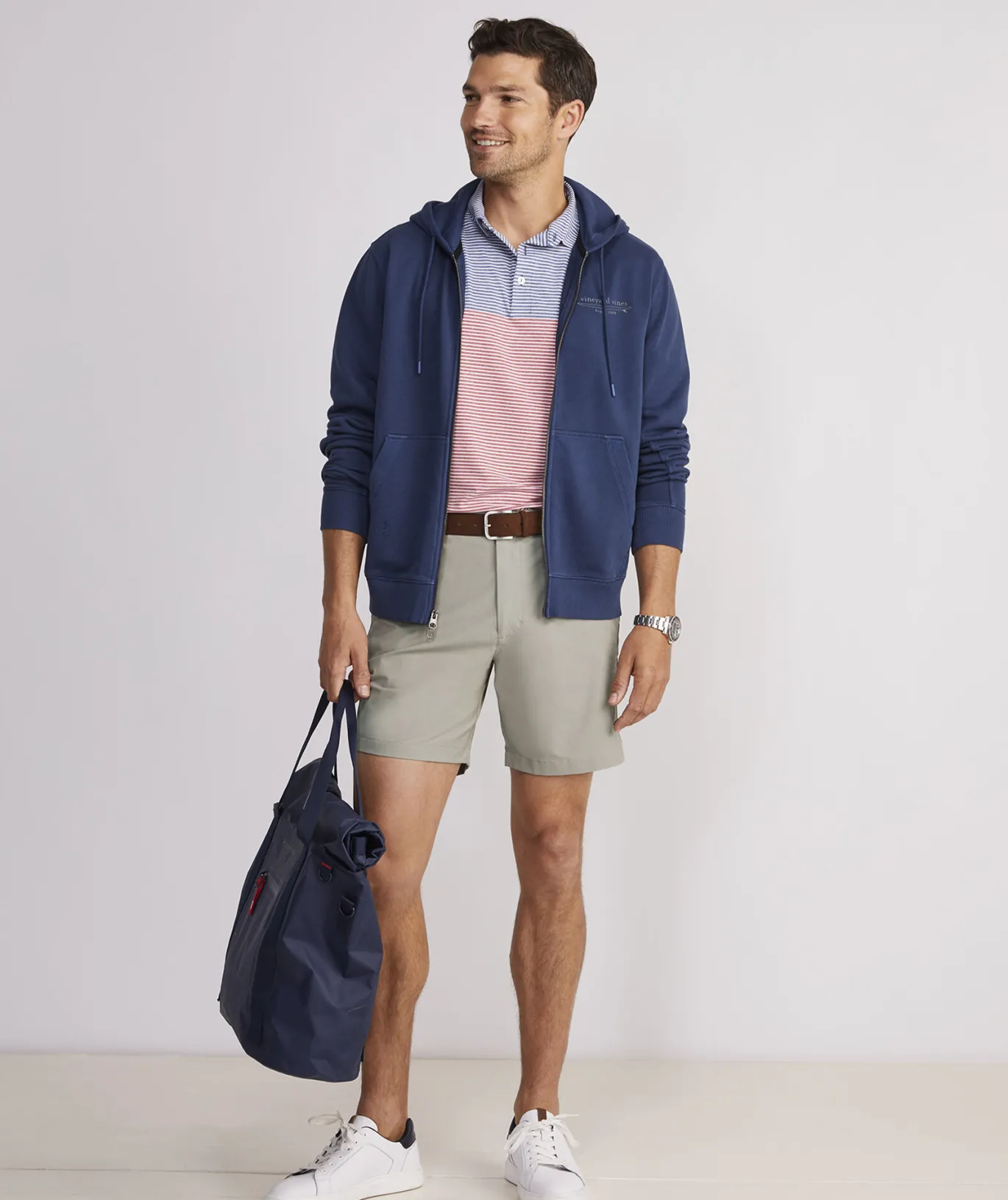 Vineyard Vines 7 Inch On-The-Go Shorts Khaki Hot