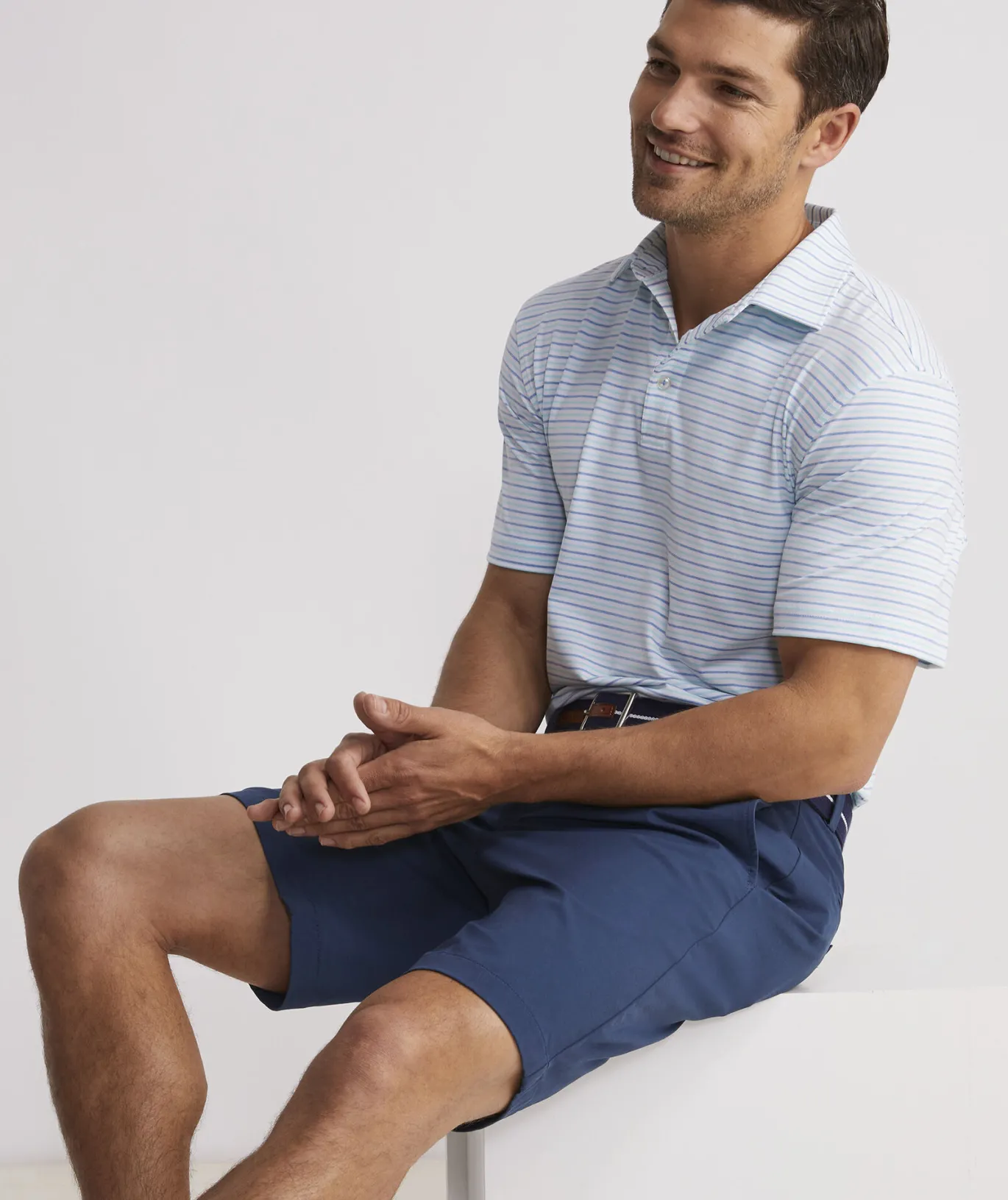 Vineyard Vines 9 Inch On-The-Go Shorts Blue Blazer Outlet