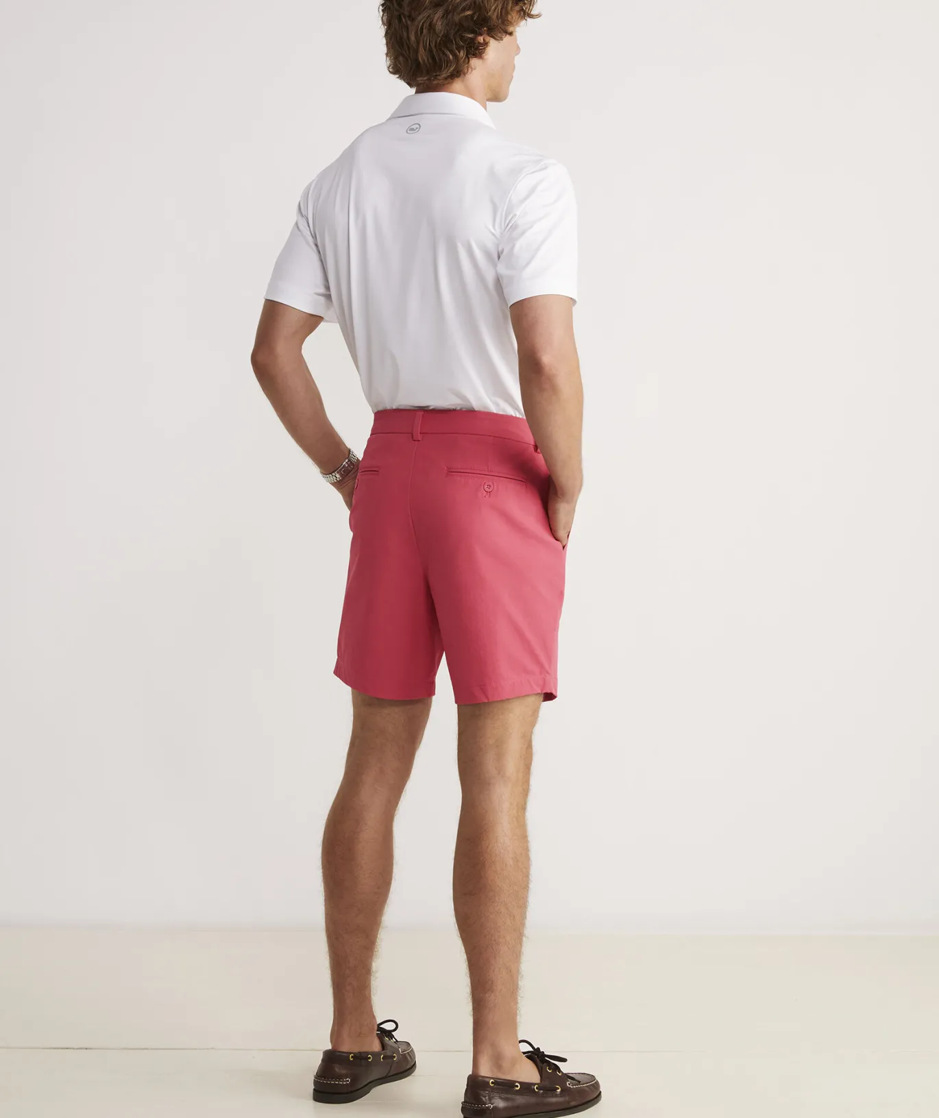 Vineyard Vines 7 Inch On-The-Go Shorts Sailors Red Online