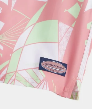 Vineyard Vines 7 Inch Printed Chappy Swim Trunks Chappy Sail Cymn Cheap