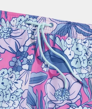 Vineyard Vines 7 Inch Printed Chappy Swim Trunks Paradise Punch Best Sale