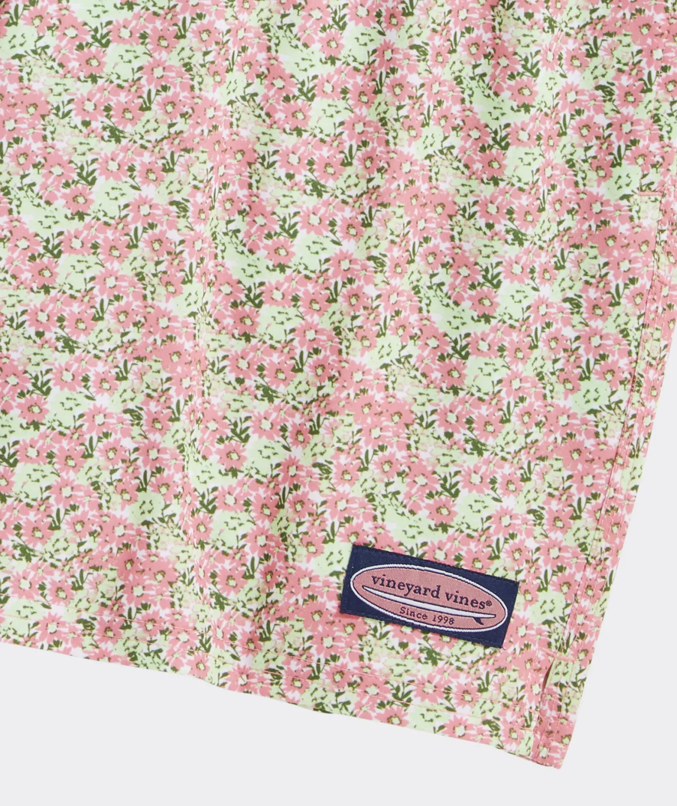 Vineyard Vines 7 Inch Printed Chappy Swim Trunks Gulf Flrl Chpy Cymn Best Sale