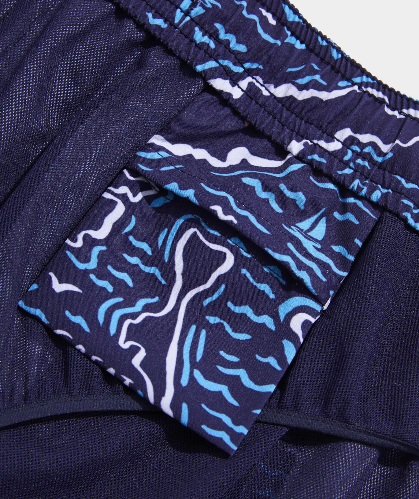Vineyard Vines 7 Inch Printed Chappy Swim Trunks Isld Maps Naut Navy Best Sale