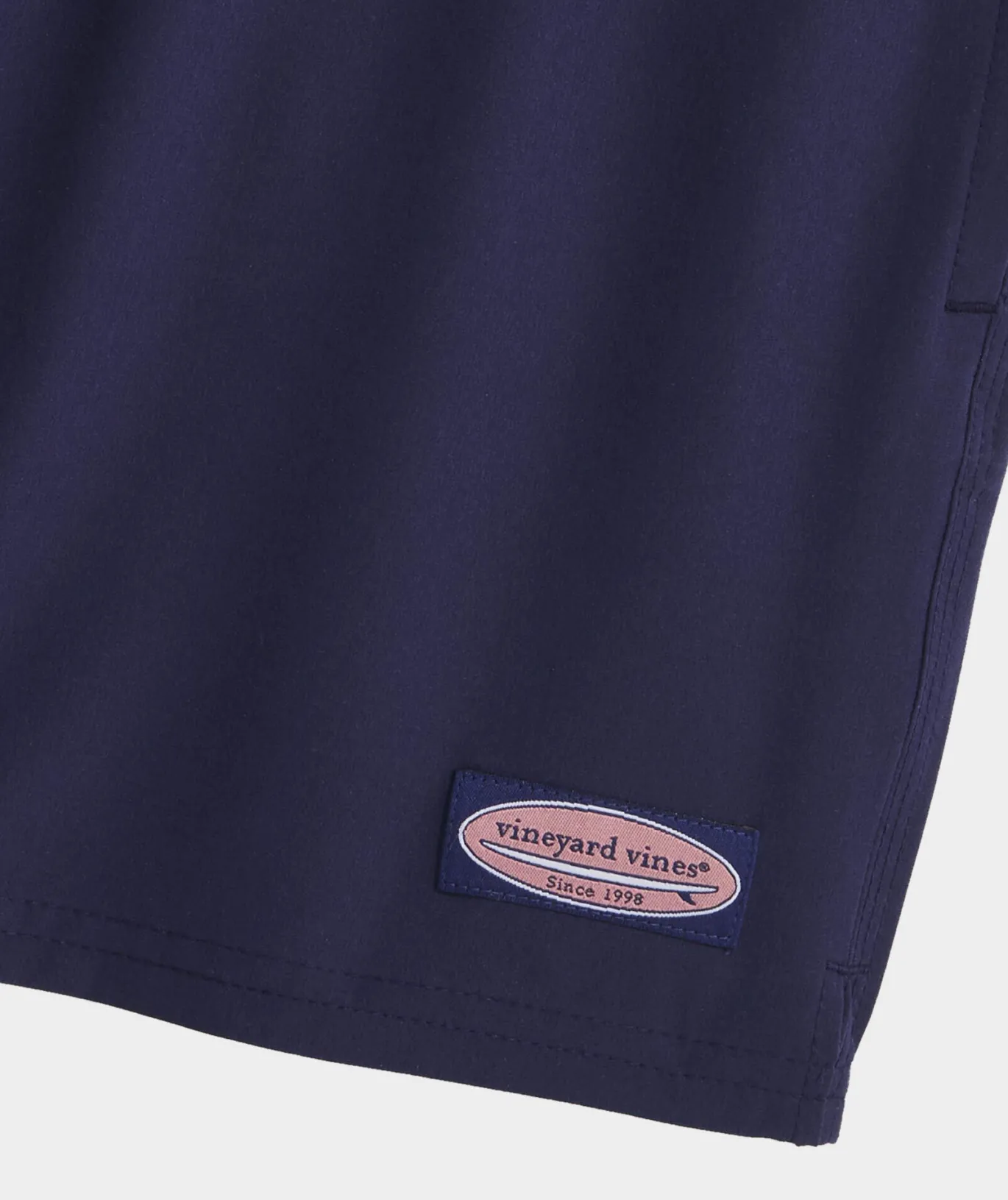 Vineyard Vines 5 Inch Solid Chappy Swim Trunks Nautical Navy Clearance