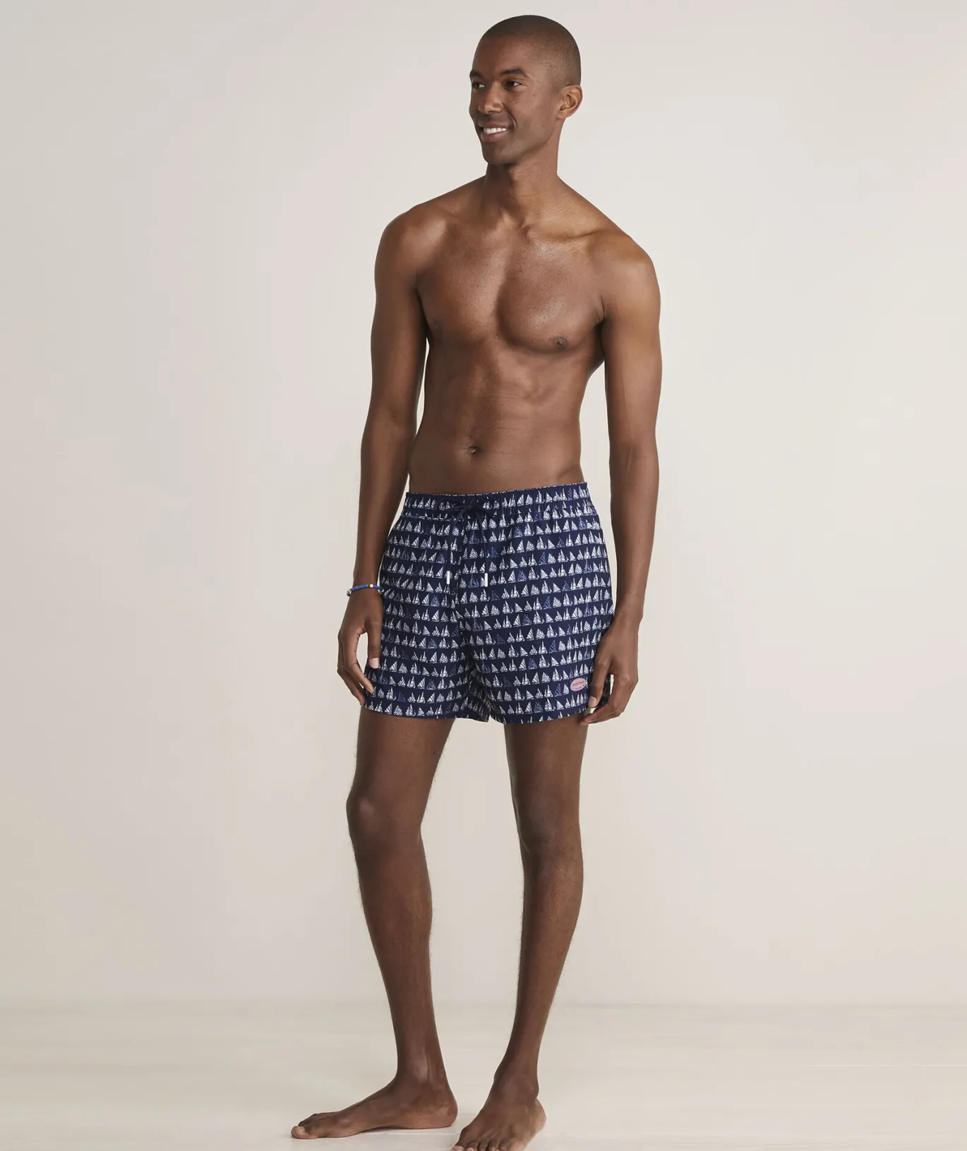 Vineyard Vines 7 Inch Solid Chappy Swim Trunks Papaya Punch Sale