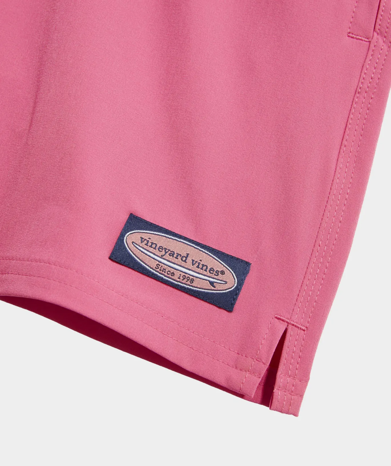 Vineyard Vines 5 Inch Solid Chappy Swim Trunks Sweet Taffy Clearance