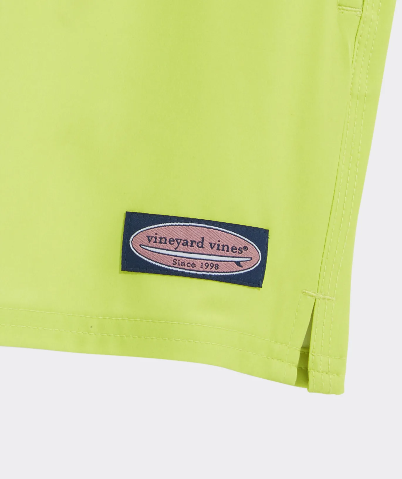 Vineyard Vines 5 Inch Solid Chappy Swim Trunks Wild Lime Flash Sale