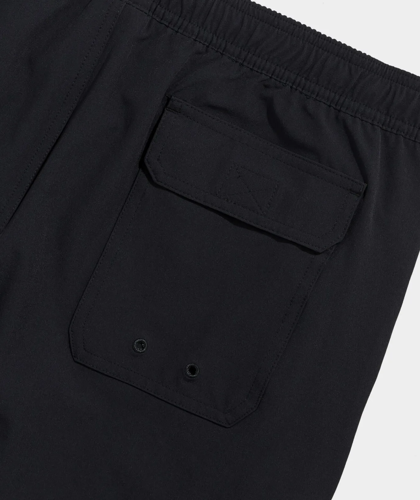 Vineyard Vines 7 Inch Solid Chappy Swim Trunks Jet Black New