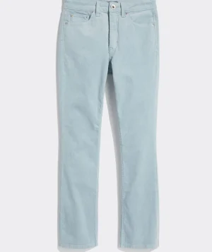 Vineyard Vines Kick Flare Mid-Rise Corduroy Pants Stone Shop