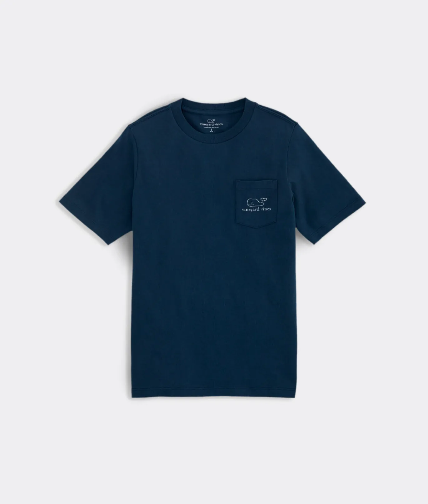 Vineyard Vines Kids' Vintage Whale Short-Sleeve Pocket Tee Gray Heather Cheap