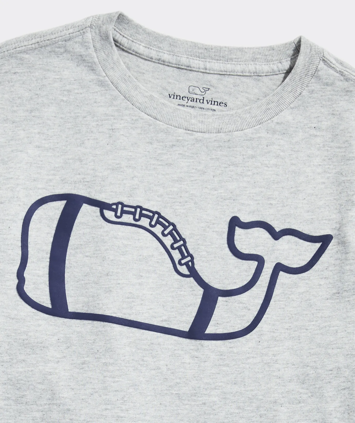 Vineyard Vines Kids' Vintage Whale Short-Sleeve Pocket Tee White Cap Hot