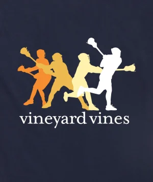 Vineyard Vines Lacrosse Pass Short-Sleeve Pocket Tee Nautical Navy Hot