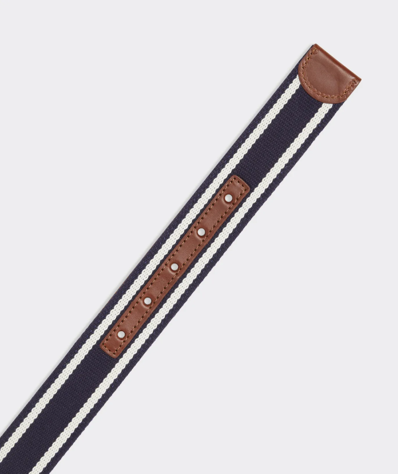 Vineyard Vines Leather & Webbing Reversible Belt Nautical Navy Discount