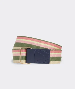 Vineyard Vines Leather Trouser Belt Gingerbread Clearance