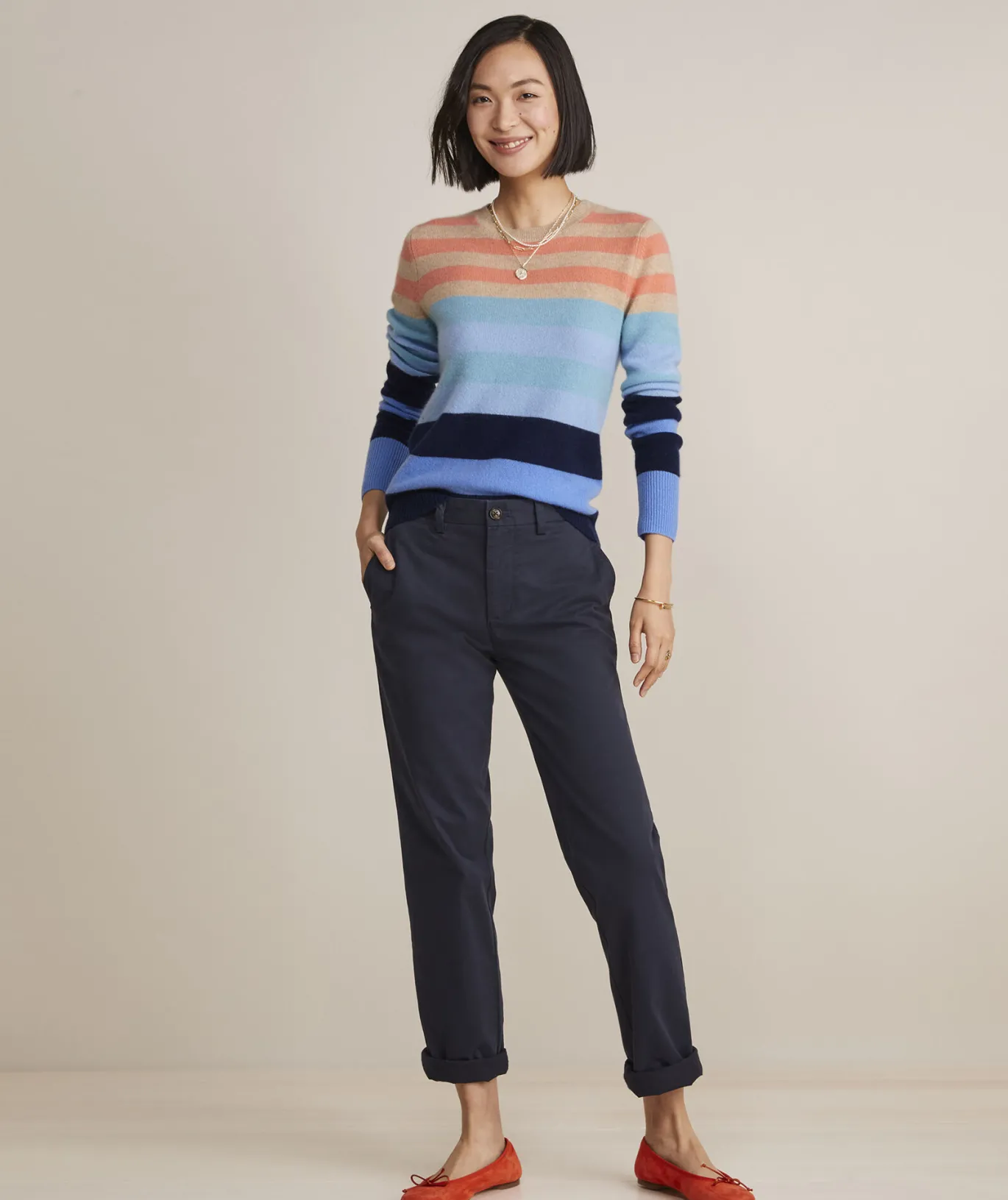 Vineyard Vines Lightweight Cashmere Open-Front Sweater Marshmallow Shop