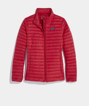 Vineyard Vines Lightweight Packable Puffer Jacket Nautical Navy New