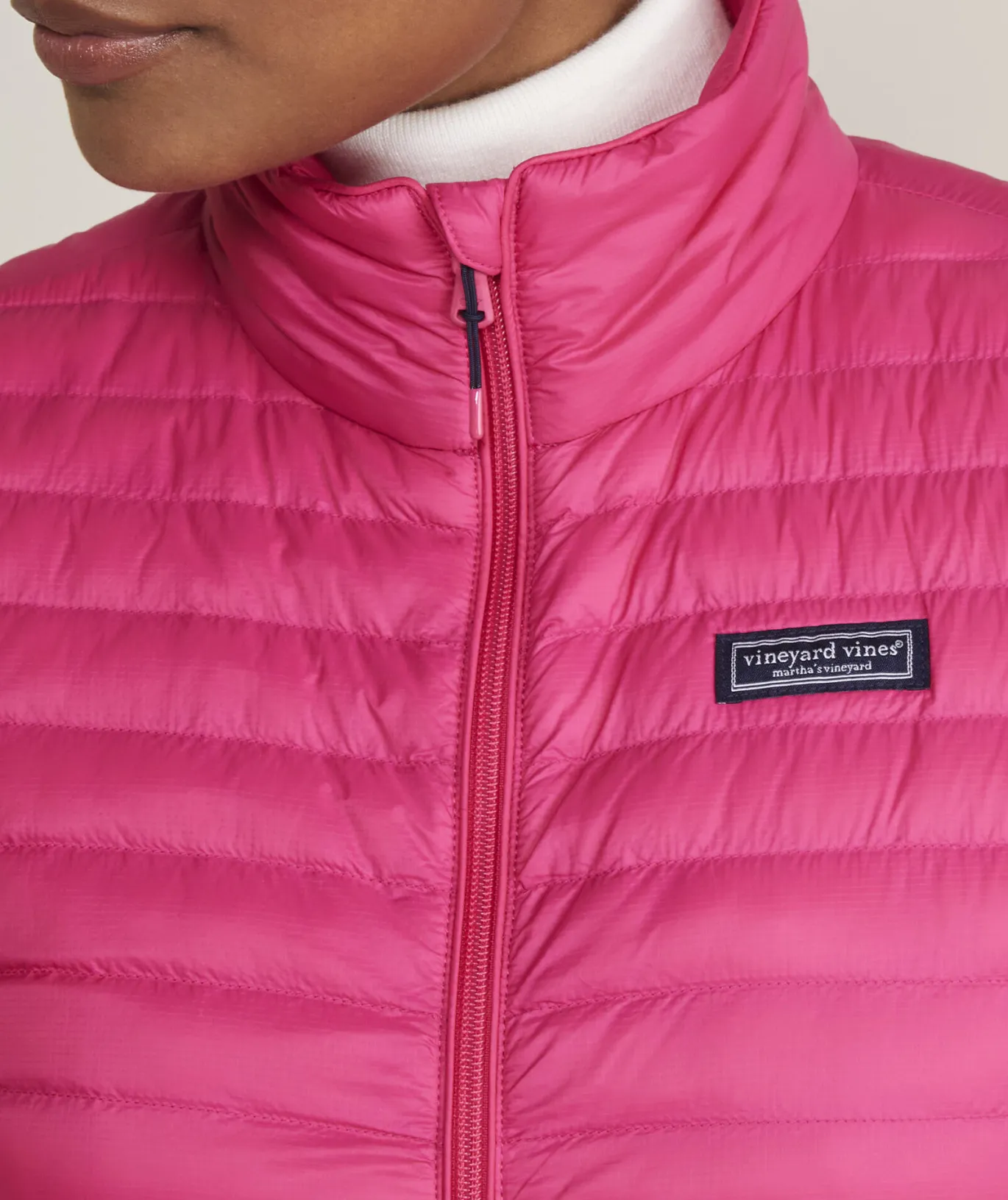 Vineyard Vines Lightweight Packable Puffer Vest Jake Blue New