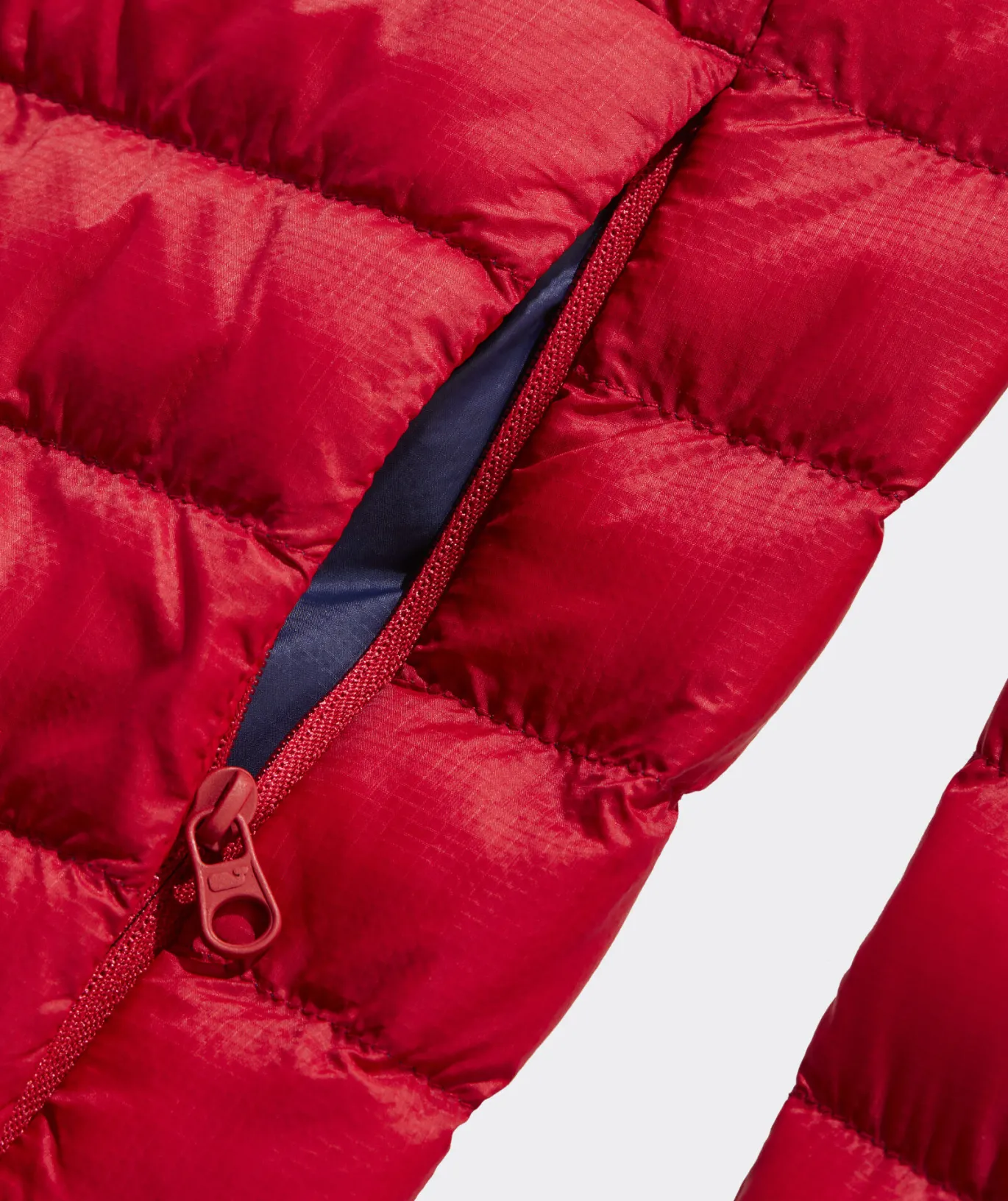 Vineyard Vines Lightweight Packable Puffer Jacket Red Velvet Best